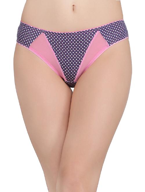 blue cotton bikini panty - 14136614 - Very Small Image - 1