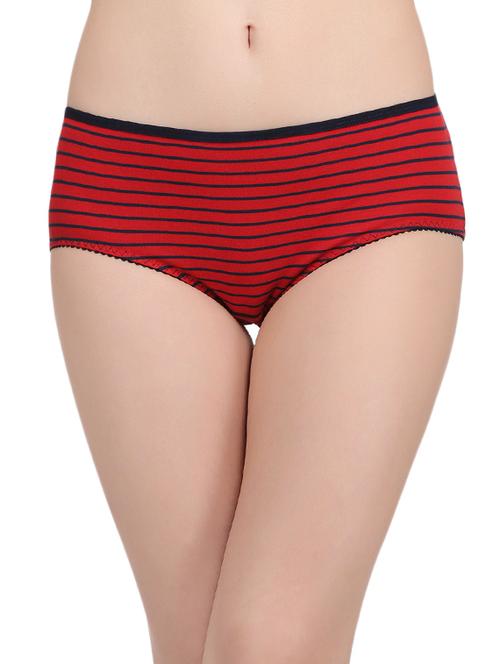 red cotton hipster panty - 14136661 - Very Small Image - 1