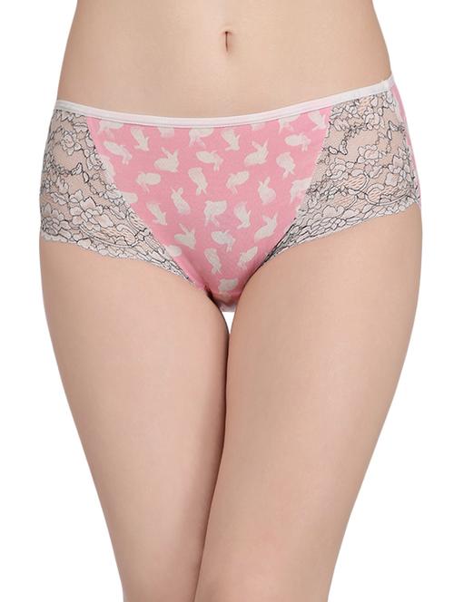 pink cotton hipster panty - 14136667 - Very Small Image - 1