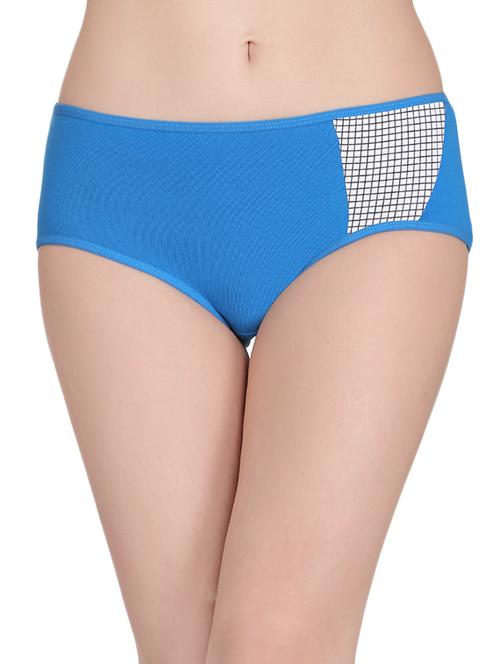 blue cotton hipster panty - 14136676 - Very Small Image - 1