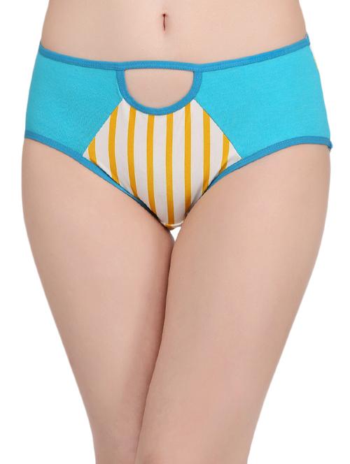 yellow cotton hipster panty - 14136701 - Very Small Image - 1