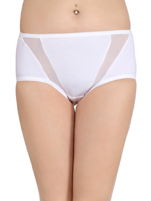 white cotton hipster panty - 14136734 - Very Small Image - 1