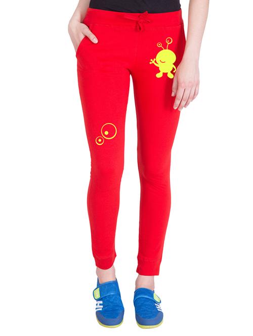 red cotton track pants - 14138589 - Very Small Image - 1