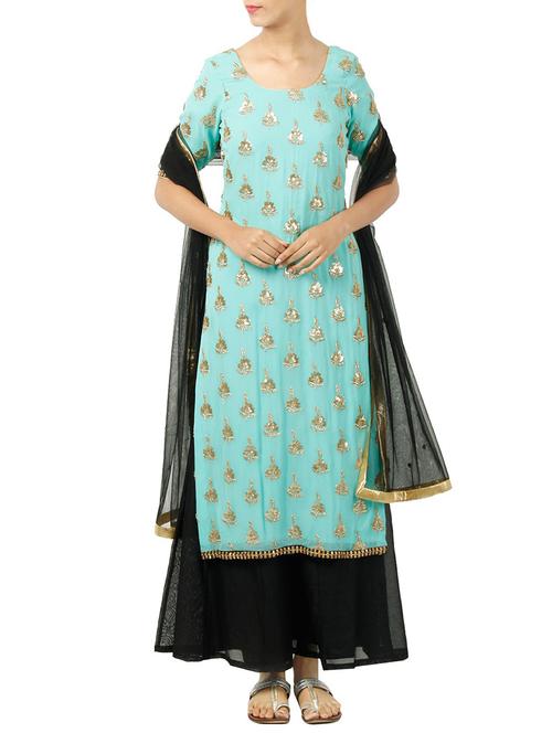 neelam arora hand gota embroidered set - 14138831 - Very Small Image - 1
