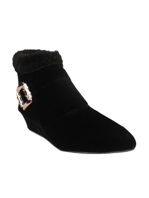 black suede ankle boot - 14139579 - Very Small Image - 1