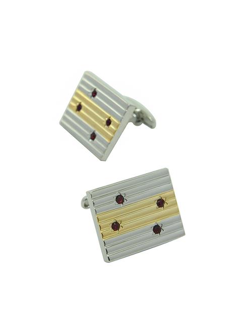 red metal cufflink - 14144214 - Very Small Image - 1
