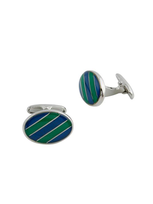 green metal cufflink - 14144279 - Very Small Image - 1
