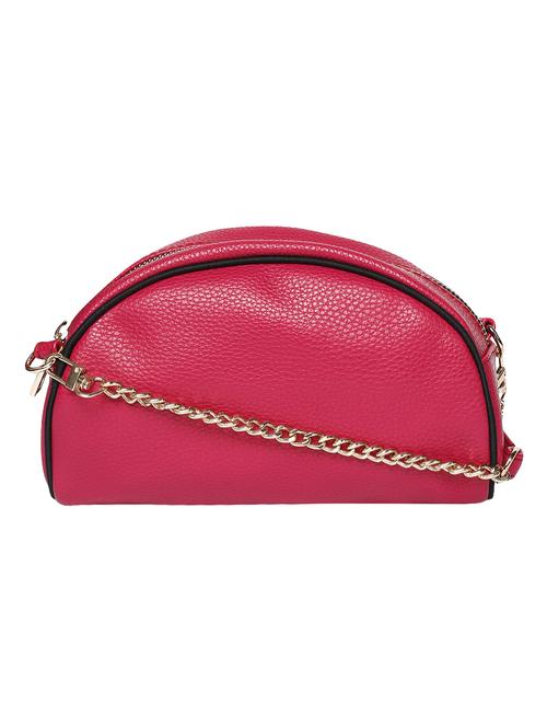 pink leatherette regular sling bag - 14144687 - Very Small Image - 1