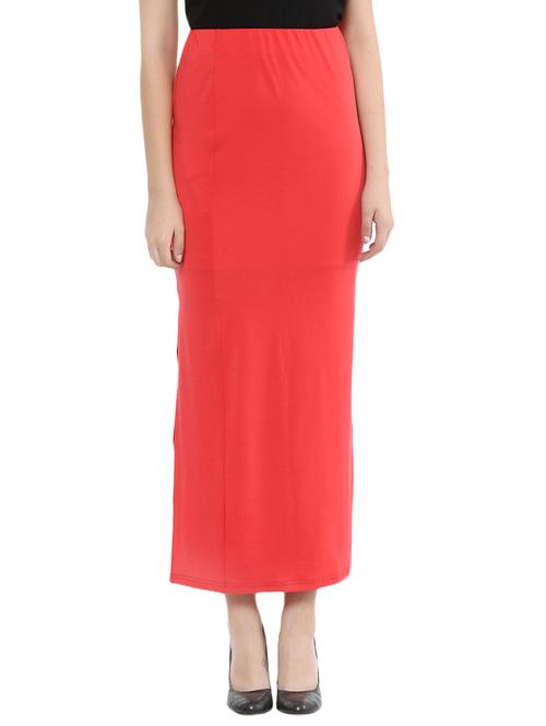 coral maxi skirt - 14147823 - Very Small Image - 1