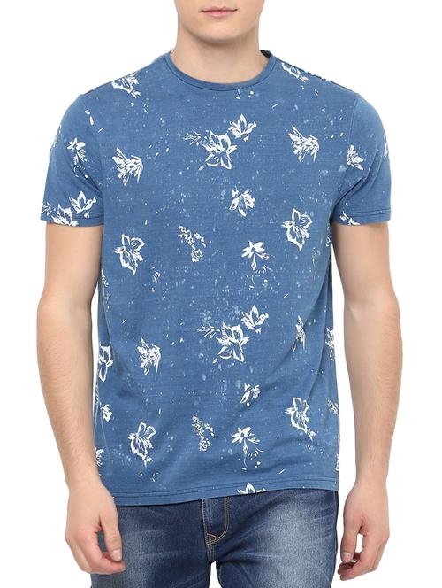 blue cotton t-shirt - 14153887 - Very Small Image - 1