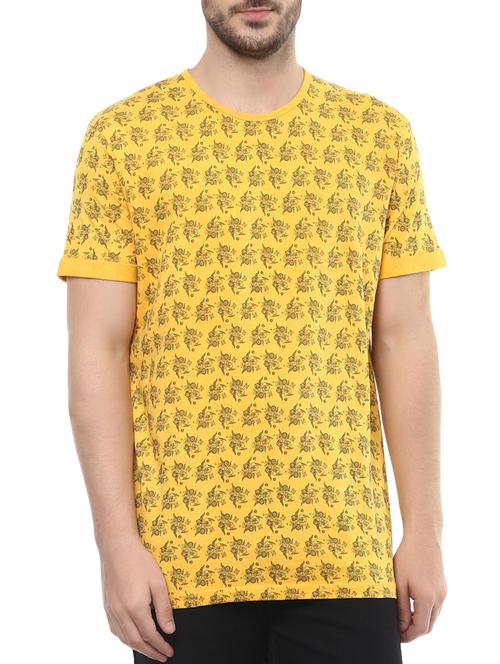 yellow cotton t-shirt - 14153927 - Very Small Image - 1