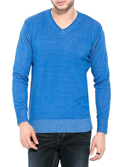 blue cotton pullover - 14153960 - Very Small Image - 1