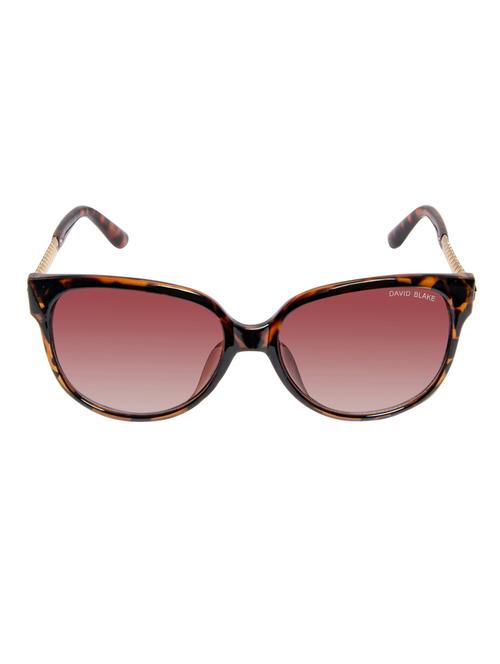 david blake brown oversized uv protection gradient sunglass - 14154345 - Very Small Image - 1
