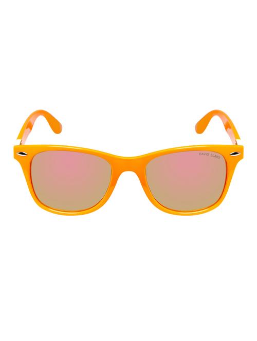 david blake purple wayfarer mirrored uv protection sunglass - 14154363 - Very Small Image - 1