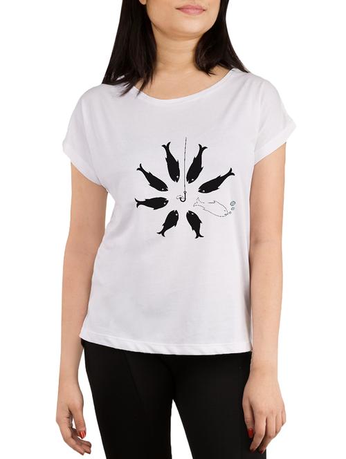 white cotton tshirt - 14154649 - Very Small Image - 1