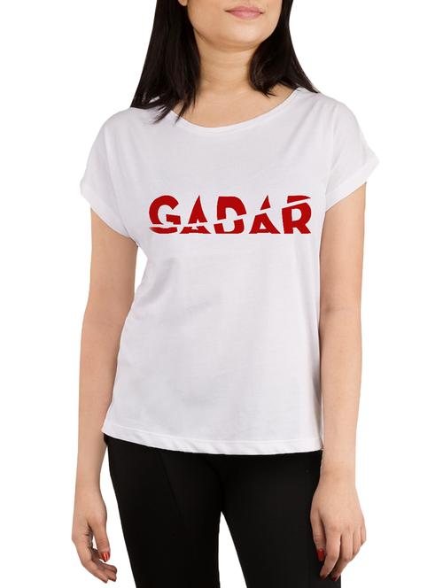 white cotton tshirt - 14154651 - Very Small Image - 1