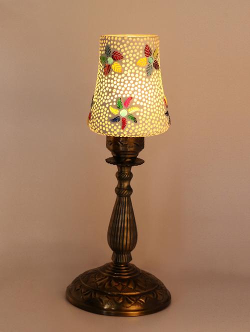 central table lamp with colorful glass decorative with colorful beads & chips - 14154718 - Very Small Image - 1