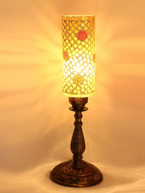designer central table lamp with colorful long glass decorative with colorful beads & chips - 14154729 - Very Small Image - 1