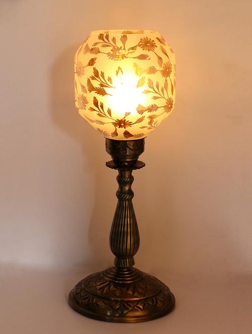 trendy design antique central table lamp with designer glass - 14154733 - Very Small Image - 1