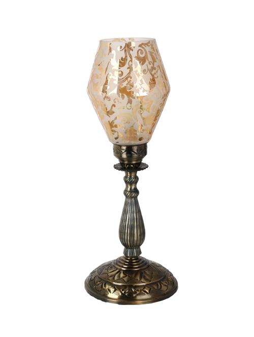 trendy designe antique central table lamp with designer glass - 14154736 - Very Small Image - 1