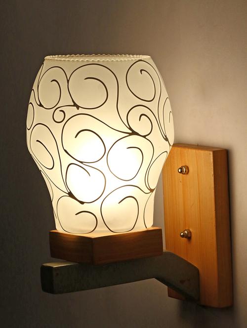 somil designer glass wall lamp (colorful, hand decorative) wh30 - 14154876 - Very Small Image - 1