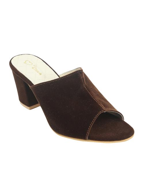 brown mules sandal - 14158013 - Very Small Image - 1