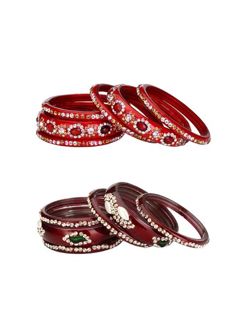 multi colored glass bangle combo - 14159104 - Very Small Image - 1