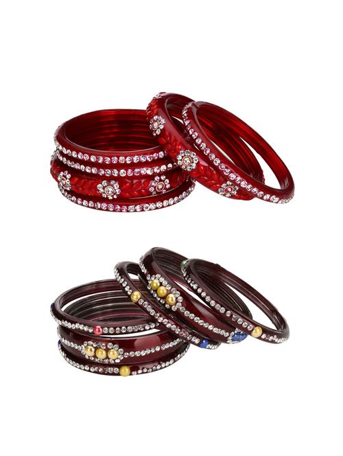 multi colored glass bangle combo - 14159109 - Very Small Image - 1
