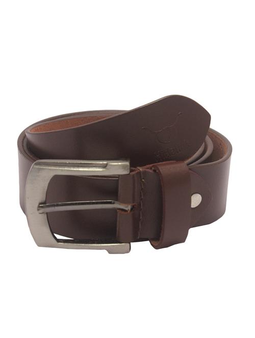 brown leather belt - 14161122 - Very Small Image - 1