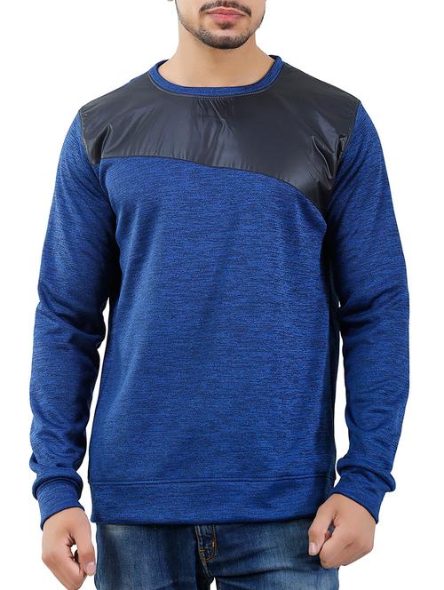 blue cotton sweatshirt - 14161132 - Very Small Image - 1