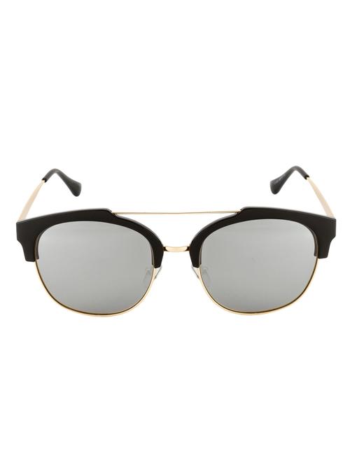 ted smith women aviator sunglasses (ts-17139s_blk-sil) - 14166428 - Very Small Image - 1