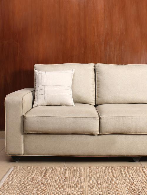 the organic plaid 100% cotton cushion cover - 14167473 - Very Small Image - 1