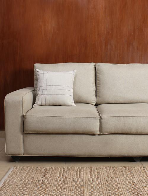 the organic plaid 100% cotton cushion cover - 14167474 - Very Small Image - 1