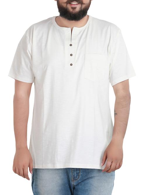 white cotton t-shirt - 14168032 - Very Small Image - 1