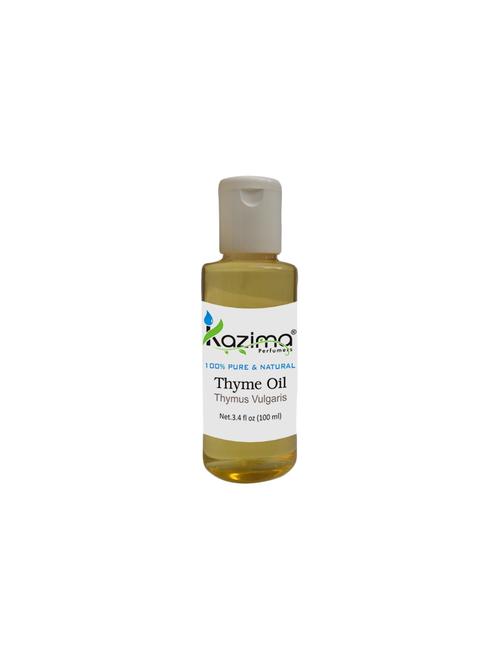 kazima thyme essential oil (100ml) 100% pure natural & undiluted for skin care & hair treatment - 14168083 - Very Small Image - 1