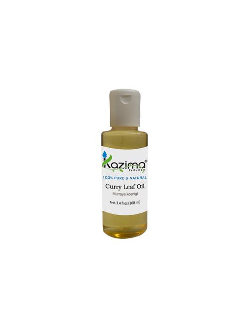 kazima curry leaf essential oil (100ml) 100% pure natural & undiluted for skin care & hair treatment - 14168087 - Very Small Image - 1