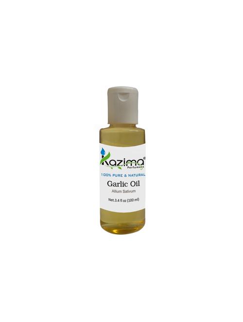 kazima garlic essential oil (100ml) 100% pure natural & undiluted for skin care & hair treatment - 14168089 - Very Small Image - 1