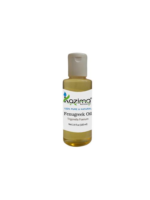 kazima fenugreek cold pressed carrier oil (100ml) 100% pure natural & therapeutic grade oil - 14168094 - Very Small Image - 1