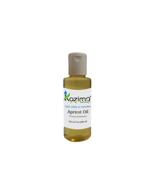 kazima apricot cold pressed carrier oil (100ml) 100% pure natural & undiluted for skin care & hair treatment - 14168104 - Very Small Image - 1
