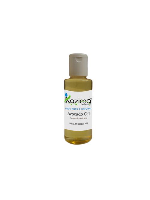 kazima avocado cold pressed carrier oil (100ml) 100% pure natural & undiluted for skin care & hair treatment - 14168107 - Very Small Image - 1