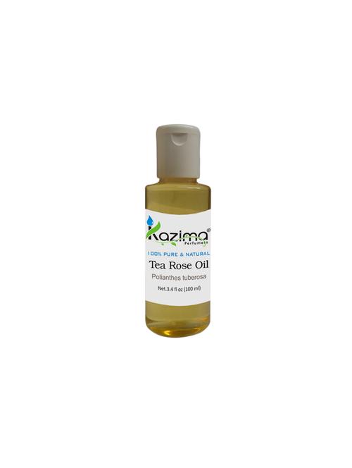 kazima tea rose essential oil (100ml) 100% pure natural & undiluted for skin care & hair treatment - 14168111 - Very Small Image - 1