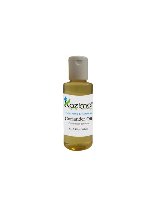 kazima coriander essential oil (100ml) 100% pure natural & undiluted for skin care & hair treatment - 14168112 - Very Small Image - 1