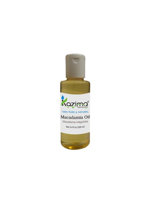 kazima macadamia cold pressed carrier oil (100ml) 100% pure natural & undiluted for skin care & hair treatment - 14168114 - Very Small Image - 1