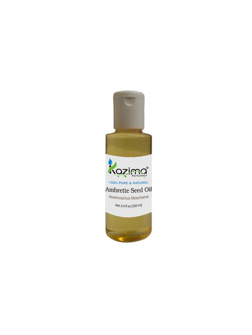kazima ambrette seed essential oil (100ml) 100% pure natural & undiluted for skin care & hair treatment - 14168125 - Very Small Image - 1