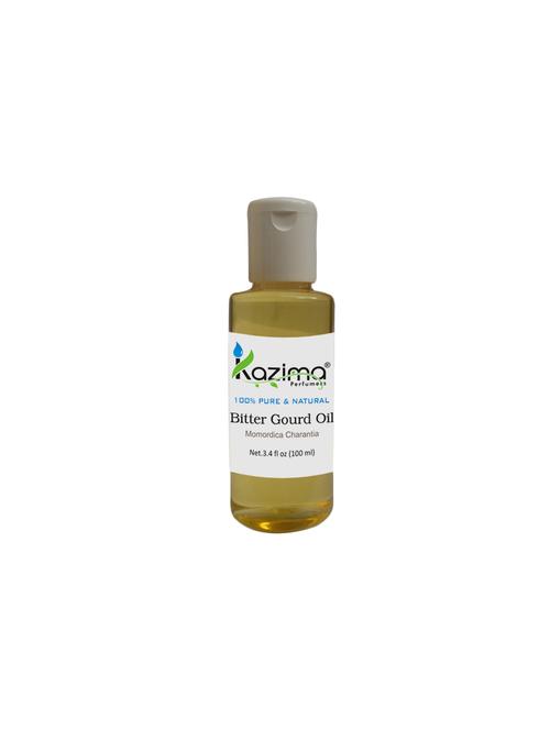 kazima bitter gourd cold pressed carrier oil (100ml) 100% pure natural & undiluted for skin care & hair treatment - 14168135 - Very Small Image - 1