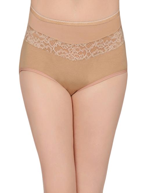 beige cotton hipster panty - 14168404 - Very Small Image - 1