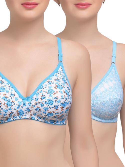 set of 2 bow patch bra - 14170731 - Very Small Image - 1
