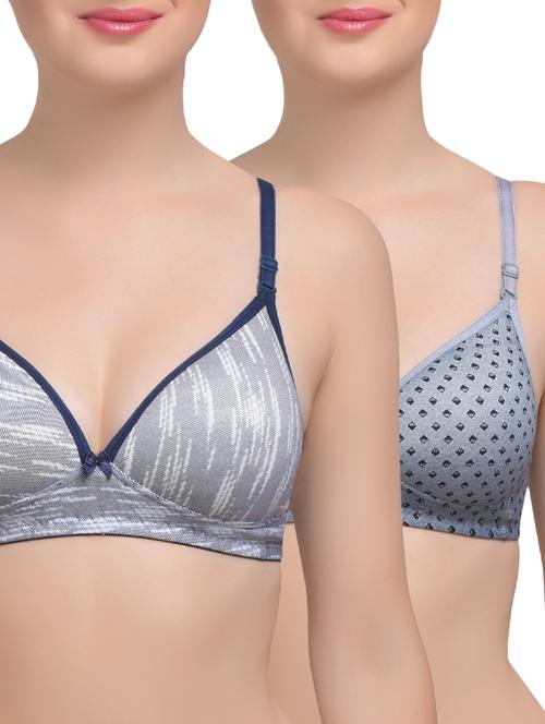 set of 2 bow patch bra - 14170734 - Very Small Image - 1