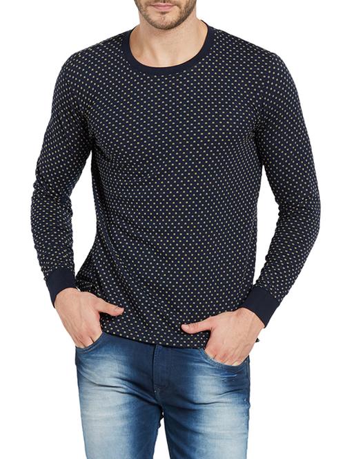 blue cotton t-shirt - 14181643 - Very Small Image - 1