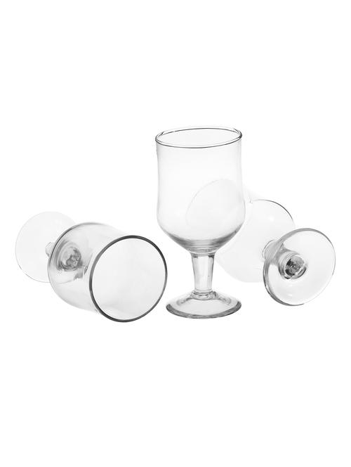 somil new stylish & designer baverage tumbler multipurpose clear glass (set of 6)-gl42 - 14184920 - Very Small Image - 1